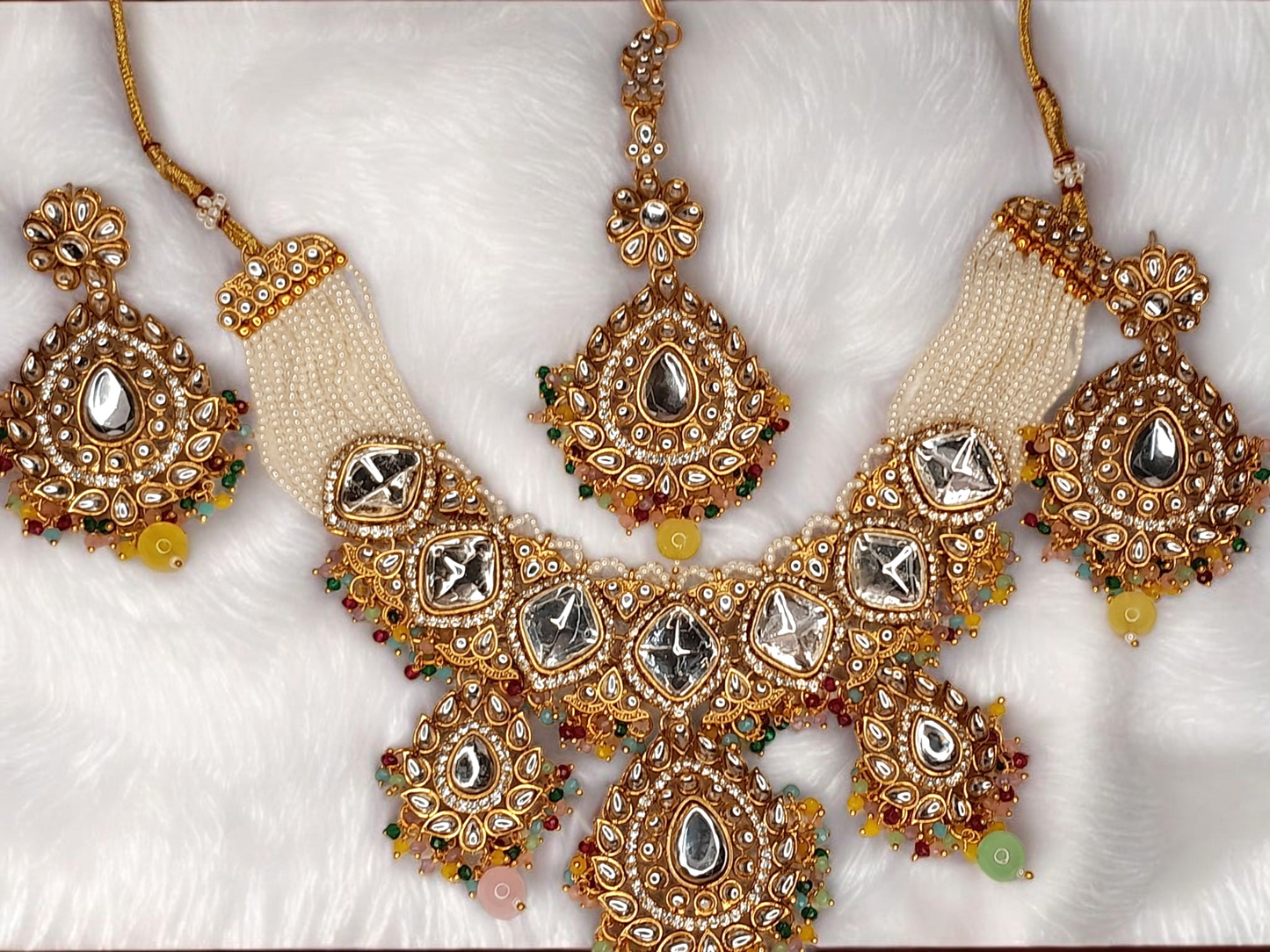 Bridal  Kundan Heavy Necklace Set