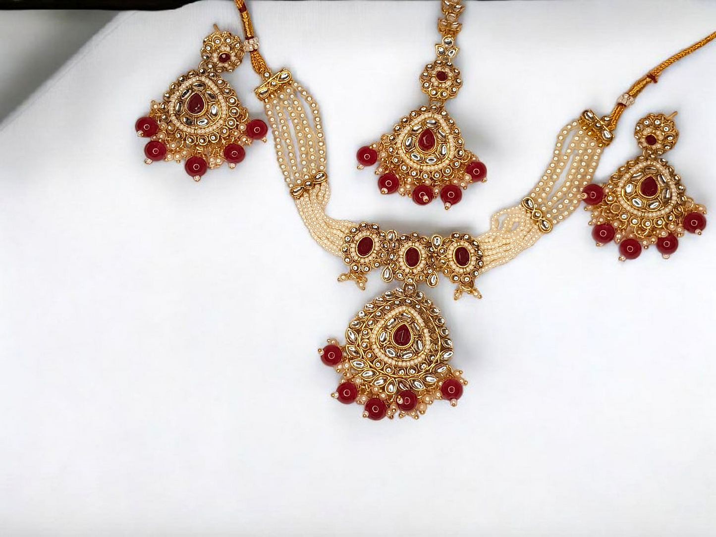Bridal Heavy Kundan Neklace Set