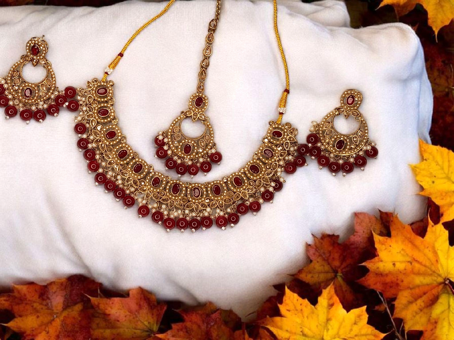 Bridal Heavy Necklace Set