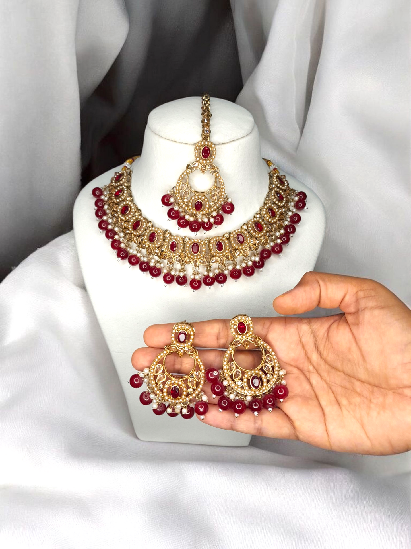 Bridal Heavy Necklace Set