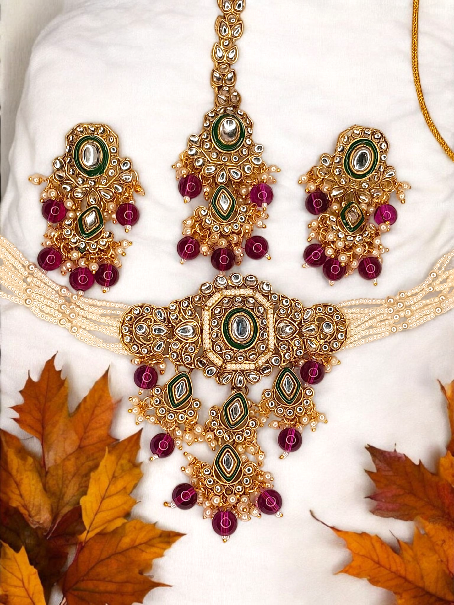 Celbrity Kundan Necklace Set